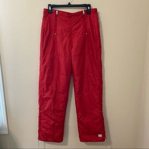 NIKE Puffer Pants with Drawstring Waist and Zip-Up Legs